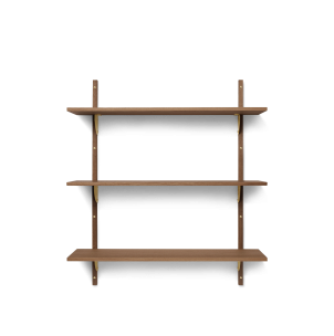Estantería SECTOR 102x87 cm, Roble / Latón - Ferm Living; 1104269294