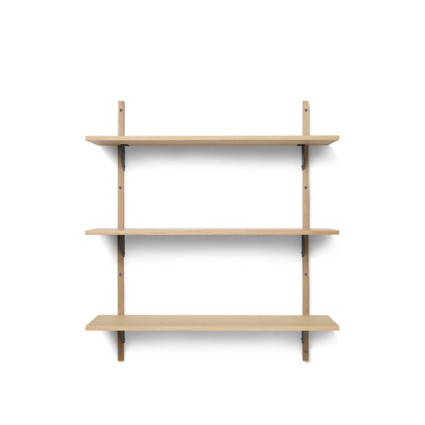 Estantería SECTOR 102x87cm, Roble/Latón Negro - Ferm Living 1103482859
