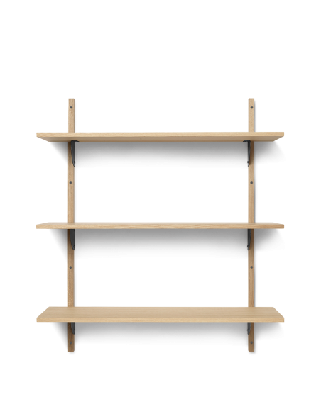 Estantería SECTOR 102x87cm, Roble/Latón Negro - Ferm Living 1103482859