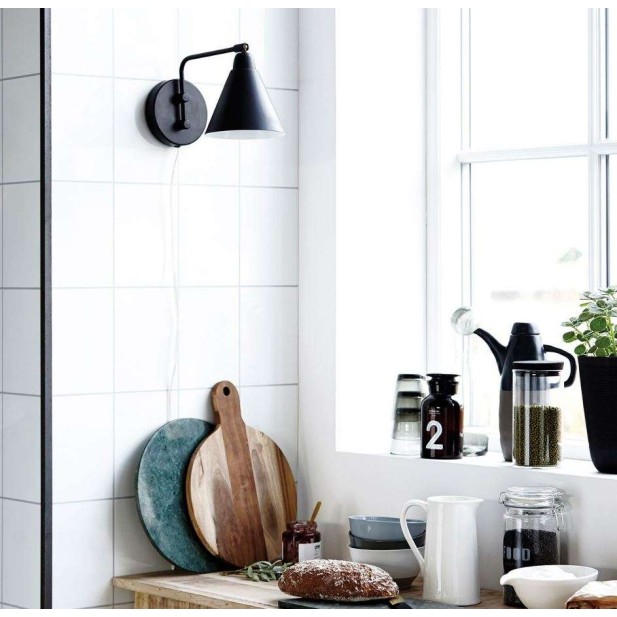 Lámpara de Pared GAME 70 cm Largo, Negro - House Doctor