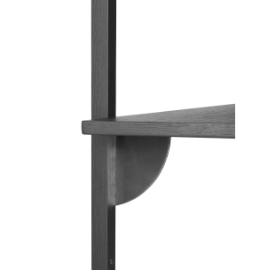 Estantería SECTOR 102x87cm, Roble Negro/Negro - Ferm Living 1103502858 2