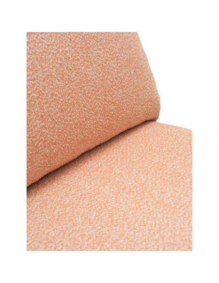 Sillón Exterior BLIXT, Aluminio, Poliéster Reciclado / Blanco Perla / Naranja - Brafab