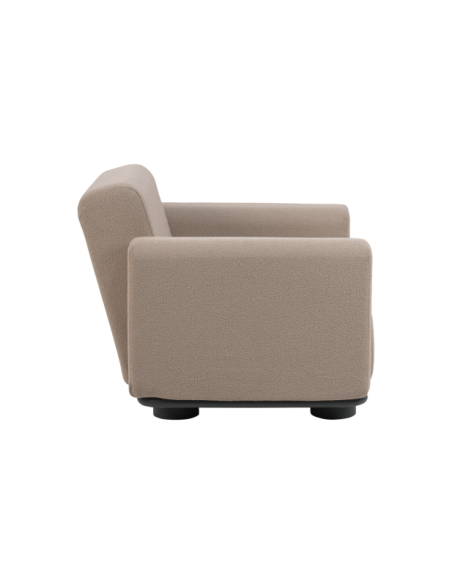 Sillón Exterior BOLSTER, Aluminio, Poliéster Reciclado / Antracita / Beige - Brafab