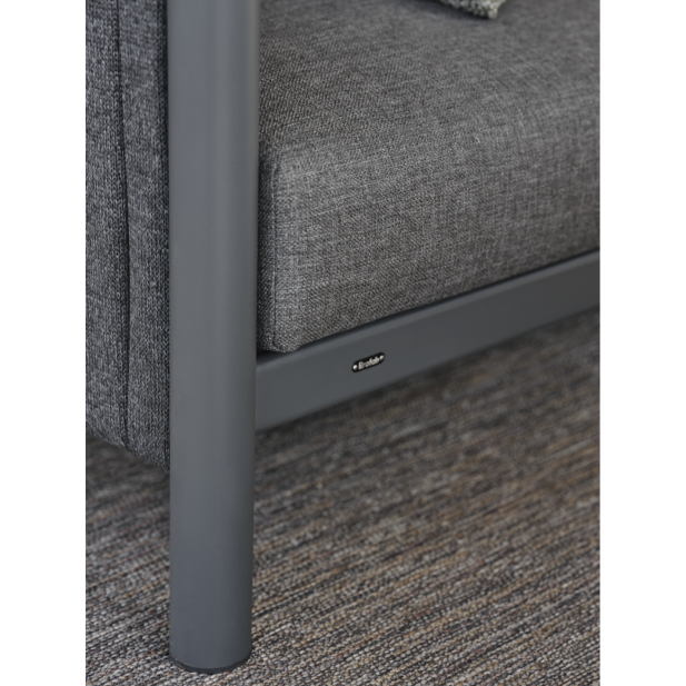 Sofá Exterior 2, Aluminio, Textilene,...