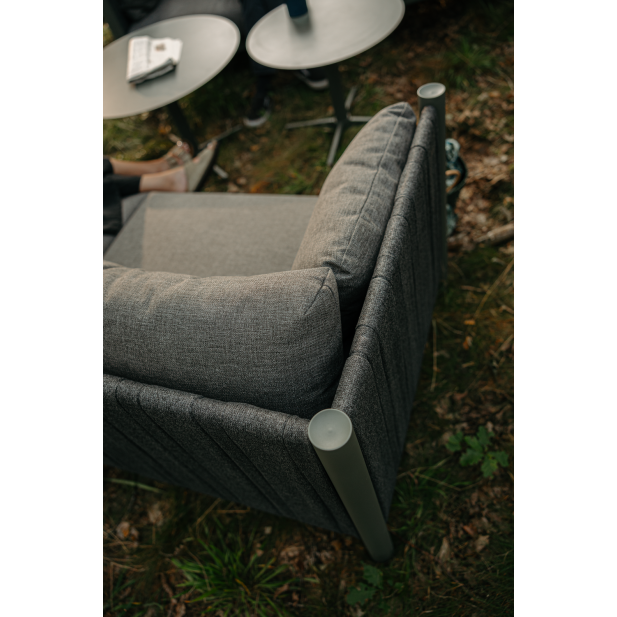 Sofá Exterior 2, Aluminio, Textilene,...