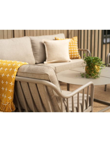 Sillón Exterior COLEVILLE, Aluminio / Caqui / Beige - Brafab