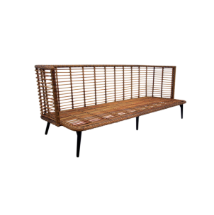 Sofá 3 Plazas Exterior COVELO, Ratán Sintético, Olefina /... 2