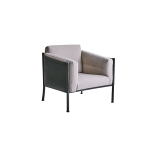 Sillón Exterior DELUX, Acero Inox, Textilene / Negro /...