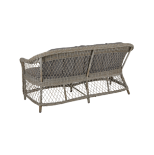 Sofá 2 Plazas Exterior KAMOMILL, Ratán Sintético, Olefina... 2