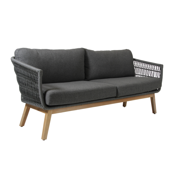 Sofá 3 Plazas Exterior KENTON, Ratán...