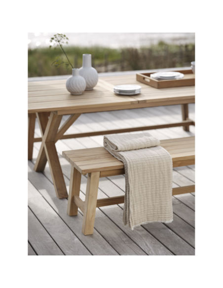 Banco Exterior KEROS, Madera de Teca / Natural - Brafab