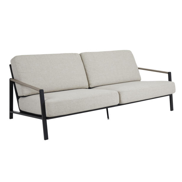 Sofá Exterior 2, Acero Inox, Olefina...