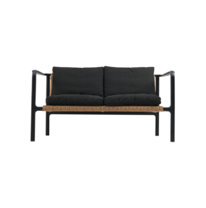 Sofá 2 Plazas Exterior MOTTY, Aluminio, Ratán Sint,... 2