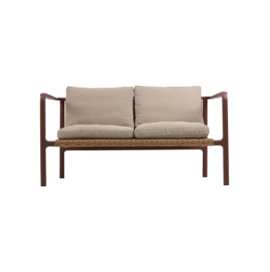 Sofá 2 Plazas Exterior MOTTY, Aluminio, Ratán Sint,... 2