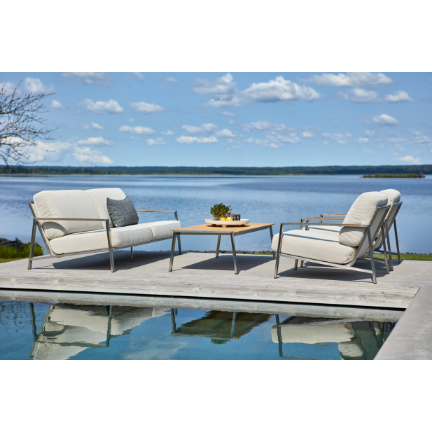 Sillón Exterior NAOS, Acero Inox,...