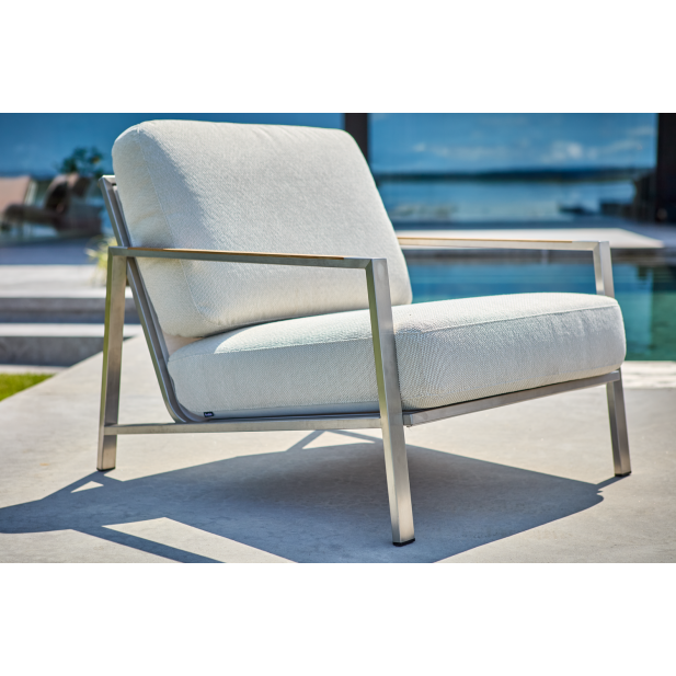 Sillón Exterior NAOS, Acero Inox,...