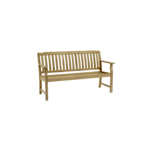 Sofá 3 Plazas Exterior NELSON, Madera de Teca / Natural -...