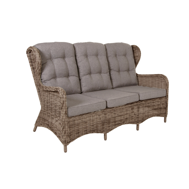 Sofá 3 Plazas Exterior ROSITA, Ratán...