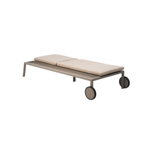 Tumbona Exterior SAMVARO, Aluminio, Textilene / Caqui /... 2