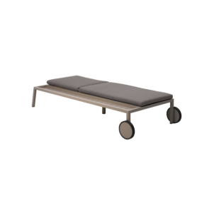 Tumbona Exterior SAMVARO, Aluminio, Textilene / Caqui -... 2