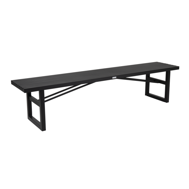 Banco Exterior VEVI, Aluminio / Negro...