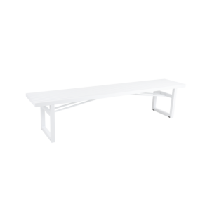 Banco Exterior VEVI, Aluminio / Blanco - Brafab