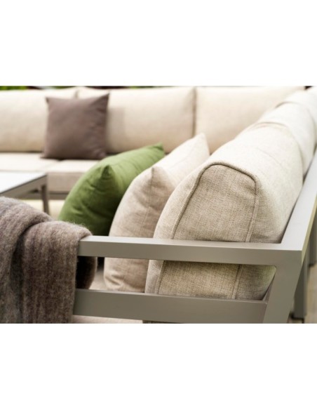 Sillón Exterior WELDON, Aluminio, Olefina / Caqui / Arena - Brafab