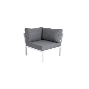 Sofá Esquinero Exterior WELDON 226x226x82 cm, Aluminio,... 2