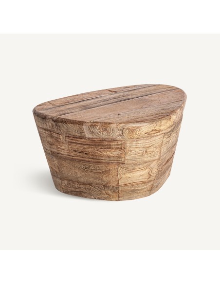 Mesa de Centro LESTANS 60x50 cm, Teca Marrón - Vical