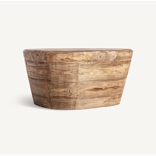 Mesa de Centro LESTANS 60x50 cm, Teca Marrón - Vical; Vackart; 32958