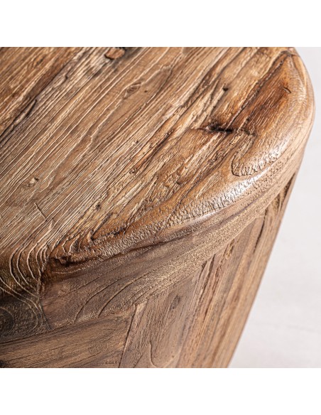 Mesa de Centro LESTANS 70x60 cm, Teca Marrón - Vical