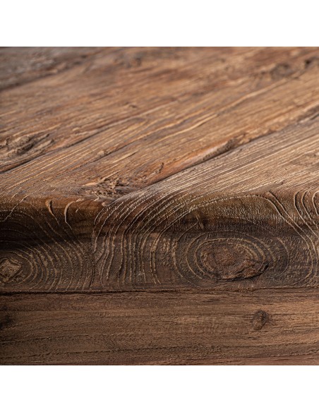 Mesa de Centro LESTANS 70x60 cm, Teca Marrón - Vical