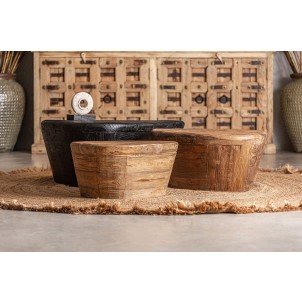 Mesa de Centro LESTANS 70x60 cm, Teca Marrón - Vical; Vackart; 32957 2