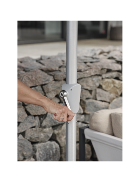 Sombrilla Reclinable ABRIOLA Ø270 cm / Negro - Brafab