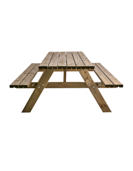 Set de Picnic ARVIDSBO (Mesa + 2 Bancos) 177x152 cm, Madera / Marrón - Brafab