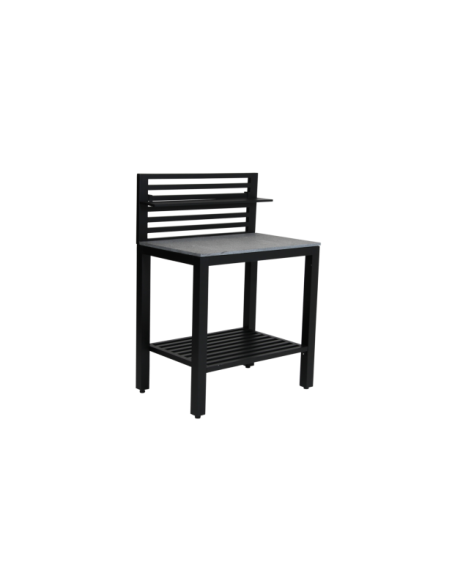 Cocina Exterior BELLAC Encimera, Negro / Gris - Brafab