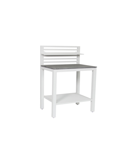 Cocina Exterior BELLAC Encimera, Blanco - Brafab