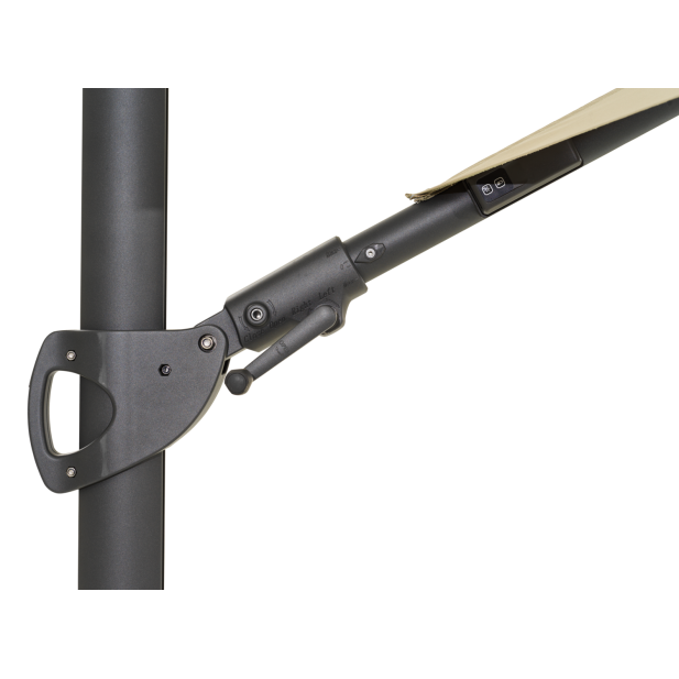 Sombrilla CILENTO Ø350 cm, Gris Claro...