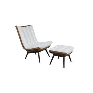 Reposapiés Exterior COVELO con Cojín, Ratán Sintético /... 2