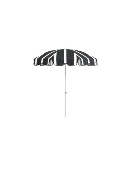Sombrilla de Playa FOLLINA Ø180 cm, Negro / Blanco - Brafab