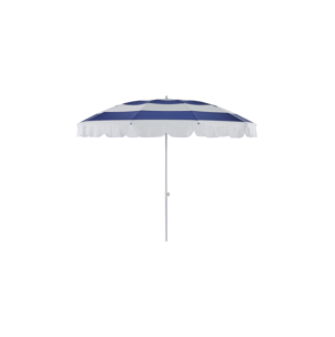 Sombrilla de Playa FOLLINA Ø240 cm, Azul / Blanco - Brafab