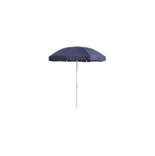 Sombrilla de Playa FOLLINA Ø180 cm, Azul Marino / Blanco...