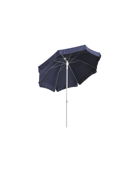 Sombrilla de Playa FOLLINA Ø180 cm, Azul Marino / Blanco - Brafab