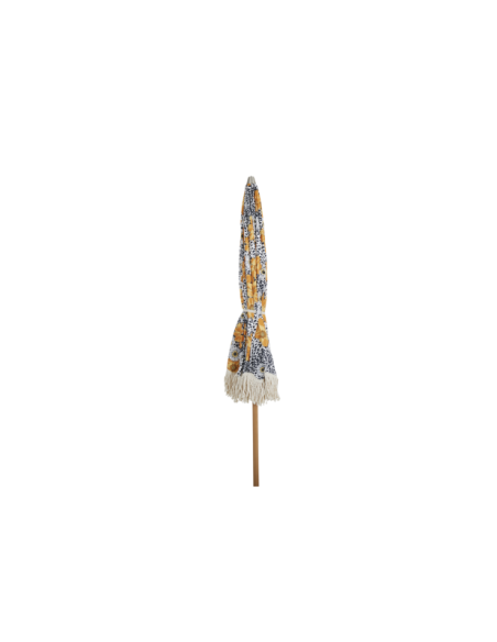 Sombrilla GATSBY 180 cm, Floral / Natural / Amarillo - Brafab