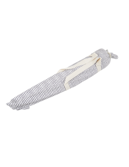 Sombrilla GATSBY 180 cm, A Rayas / Natural / Gris - Brafab