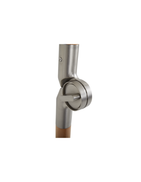 Sombrilla GATSBY 180 cm, A Rayas / Natural / Gris - Brafab