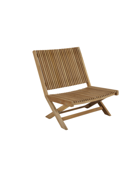 Sillón Exterior JULITA, Madera de Teca / Natural - Brafab