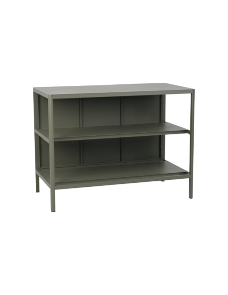 Cocina Exterior KELIA - Aparador 121x91 cm, Aluminio Verde - Brafab