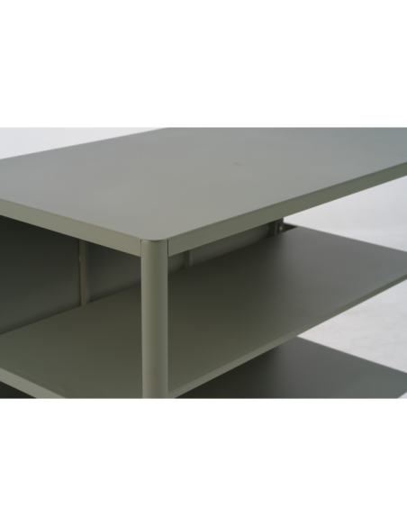 Cocina Exterior KELIA - Aparador 121x91 cm, Aluminio Verde - Brafab