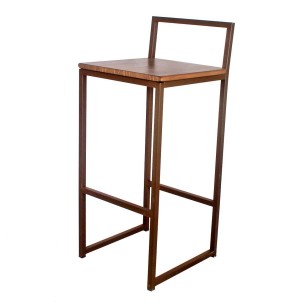 Taburete ALAMEDA Óxido 72cm, estilo industrial, Taburete ALAMEDA Óxido 72cm, estilo industrial, estilo Vackart